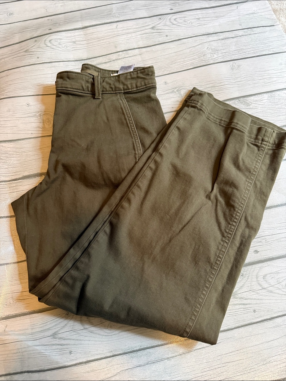 Banana Republic Olive Green Chino Pants